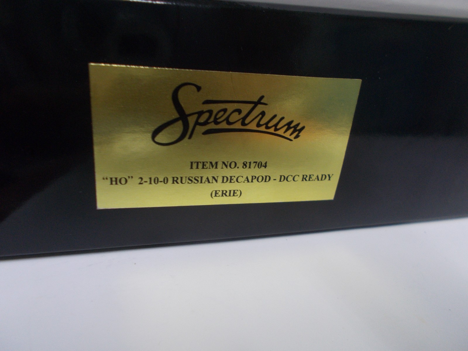 SPECTRUM~ERIE 2-10-0 RUSSIAN DECAPOD LOCOMOTIVE # 2461 & TENDER~DCC PLUG ~HO