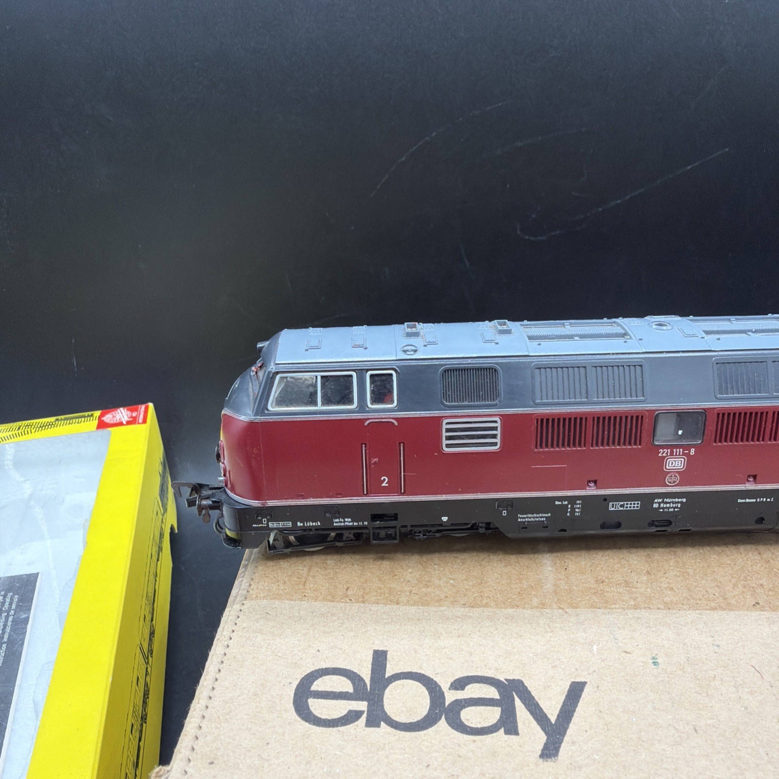 Fleischmann 4235 Diesel Locomotive Series 221 111-8 DB Gauge H0 Boxed READ