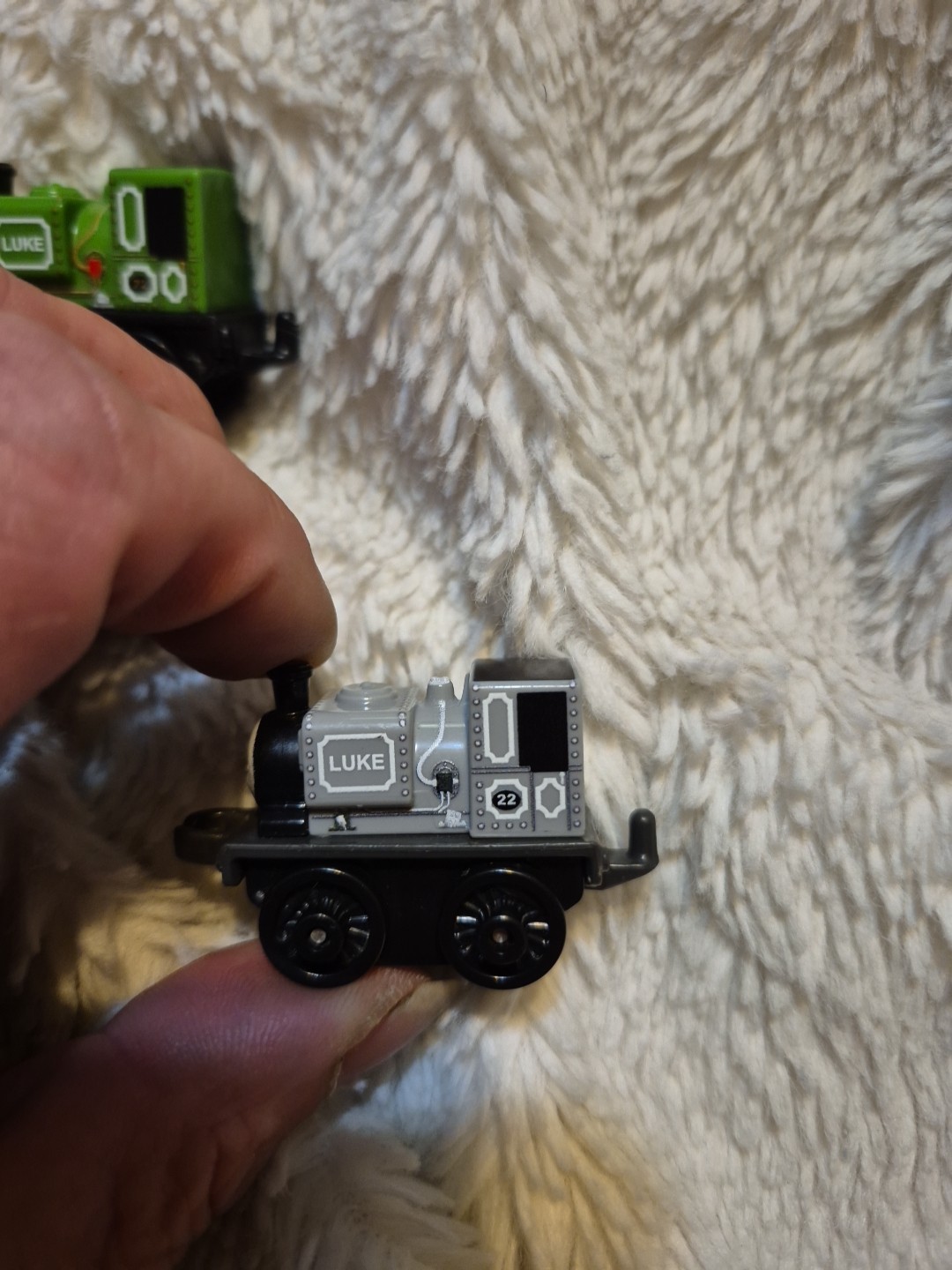 Thomas & Friends Minis~ Luke In Green & Grey {Rare}
