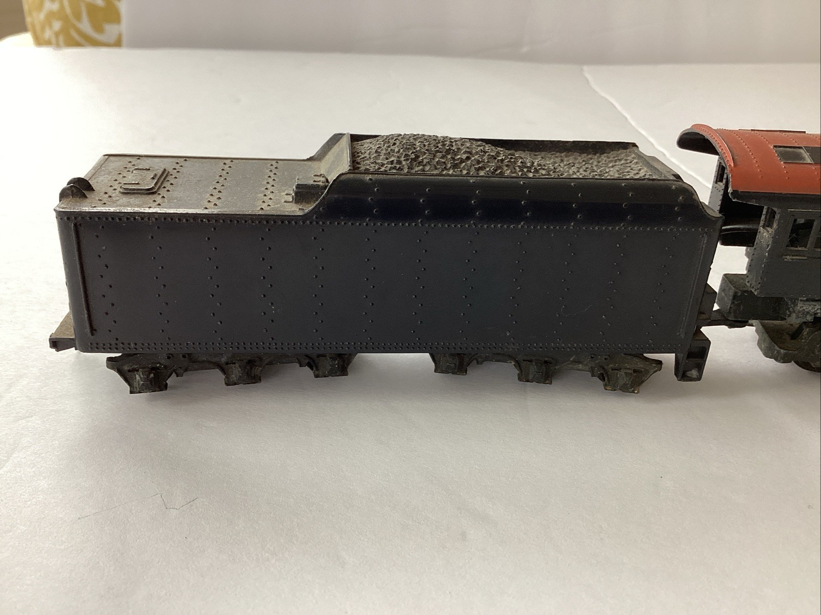 Vintage Unbranded Train Heavy Metal Locomotive