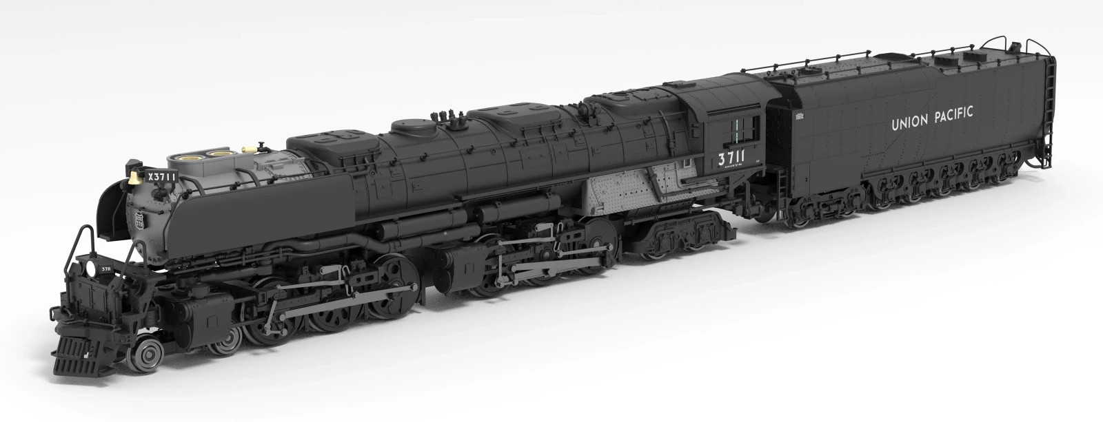 BROADWAY LTD N UP CHALLENGER BLACK & GRAPHITE DC/DCC READY #3711 PN 8652
