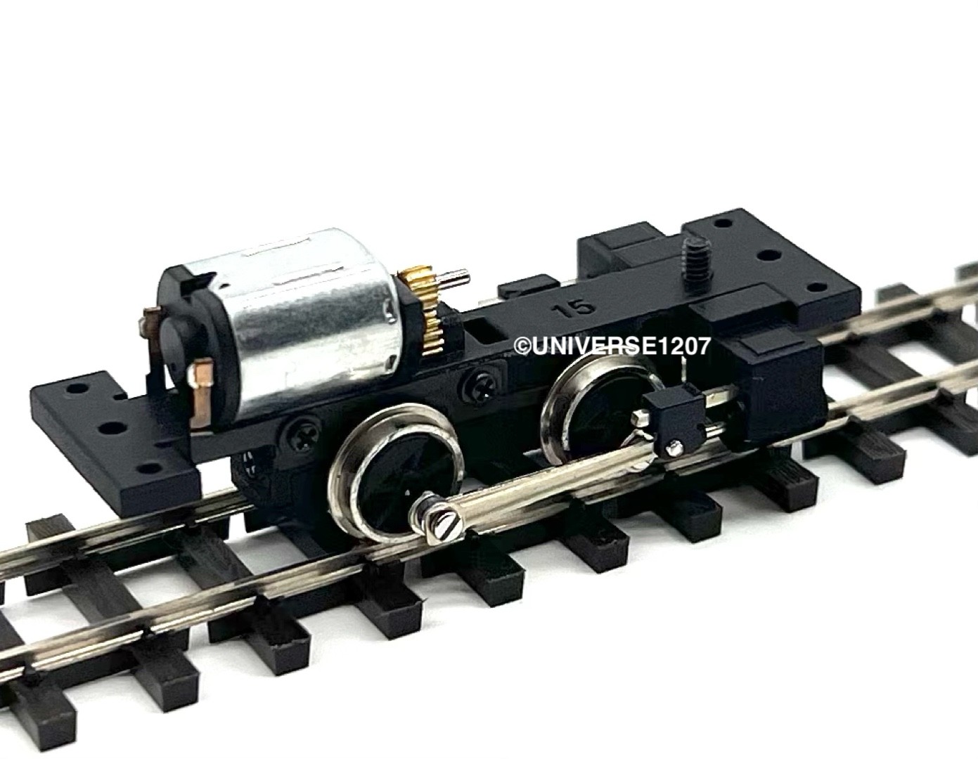 N/HOn30/HOe/009 0-4-0 Steam Locomotive Power Drive Chassis 15mm/7mm H0e Engine