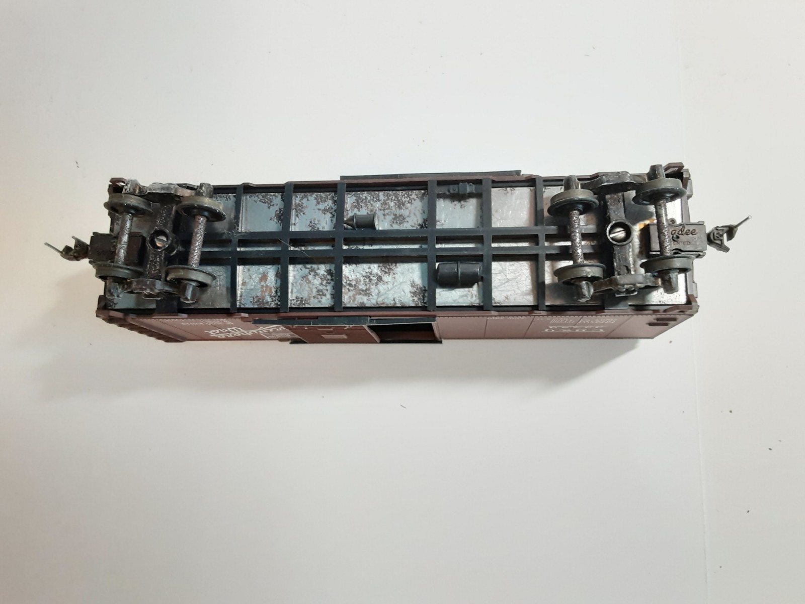 Vtg Lot Of 6 Box Cars, Tanker Cars, Flat Cars, Gondola See Description (3)