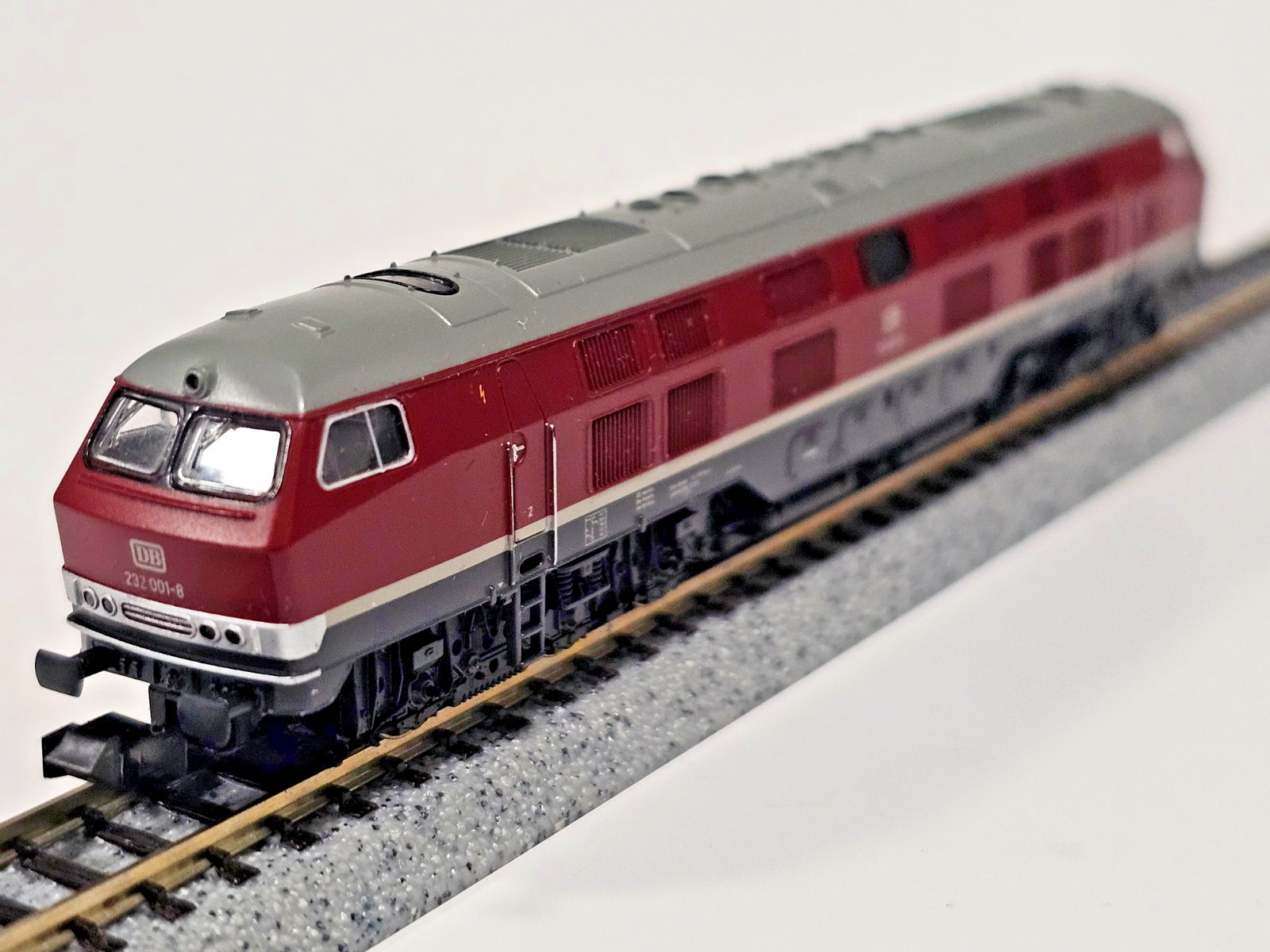 N SCALE ROCO #23268 EUROPEAN DIESEL LOCOMOTIVE DB 232 001-8 AUSTRIA TESTED VIDEO