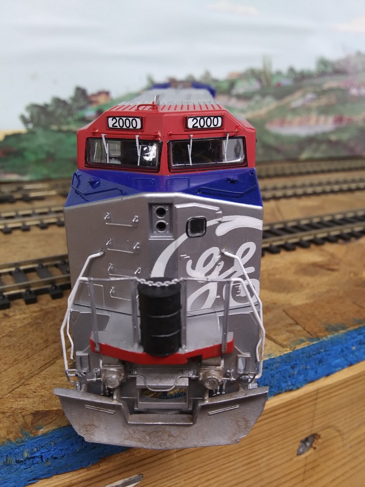 HO Kato/Athearn/Bowser AC4400CW GE Demonstrator #2000 Kitbash Project 95% Done