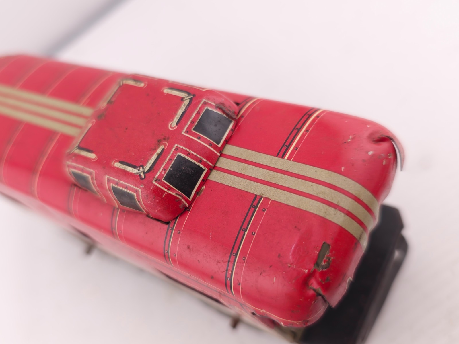 READ Vintage Marx O Scale New York Central Caboose Train Car 20102 Litho Tin Toy