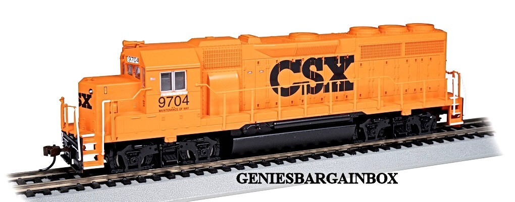 HO CSX TRANSPORTATION #9704 GP40 DCC Ready Locomotive Bachmann New 63540