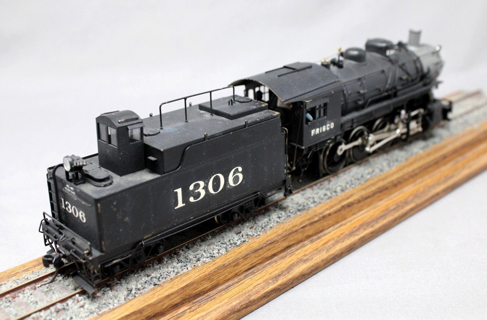 HALLMARK MODELS BRASS Frisco Class 1306 2-8-0 Consolidation Steam Locomotive, C8