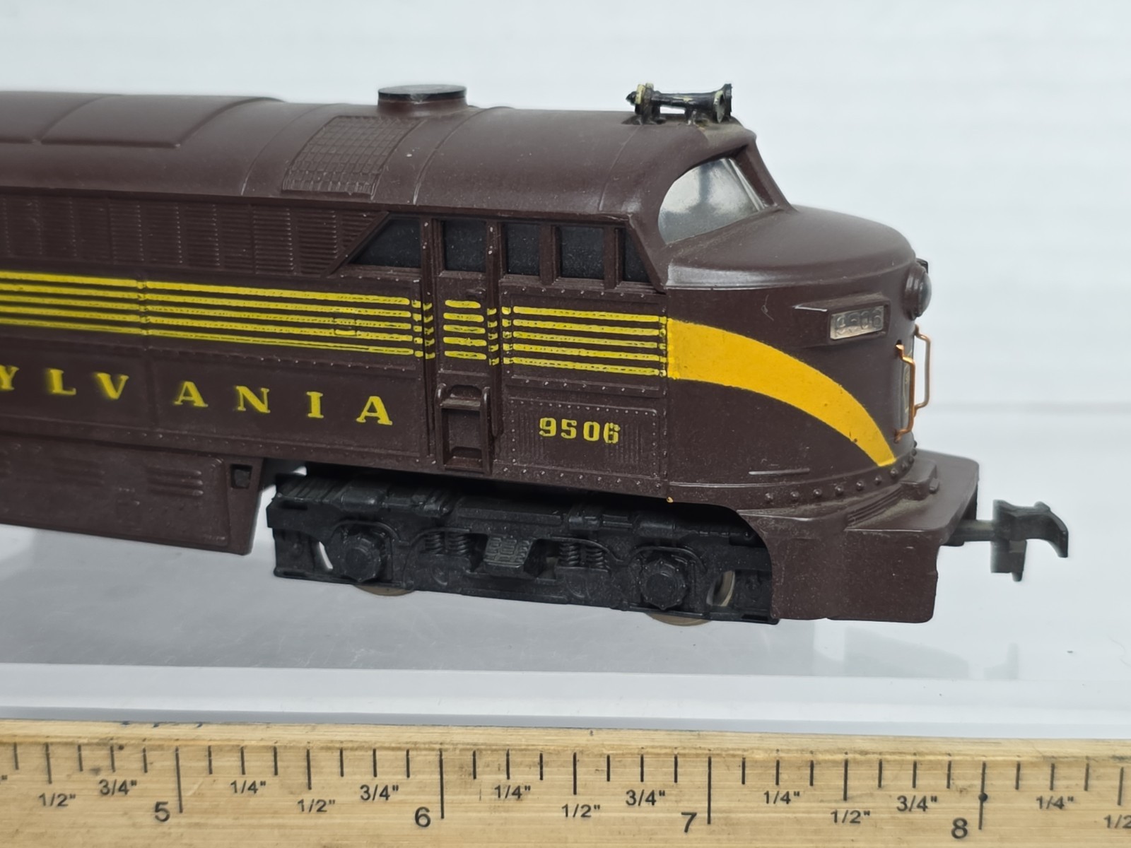 AHM HO Scale Dummy Pennsylvania PRR 9506 C-liner Diesel Loco Need Rear Coupler