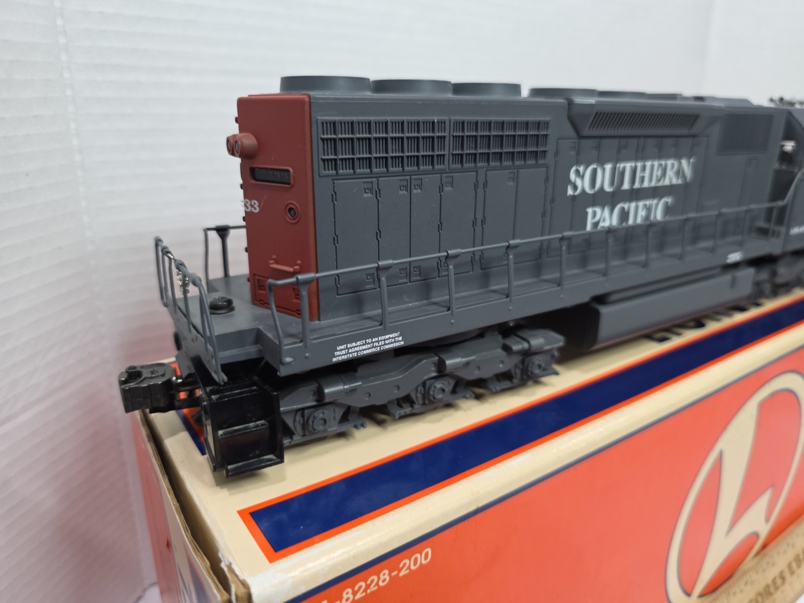 Lionel O 6-18229 Southern Pacific War Horse SD-40 SP 7333 Sound TMCC Read Desc