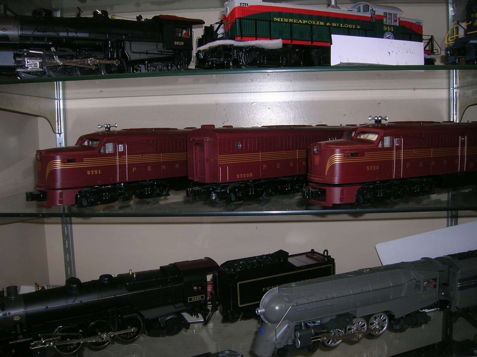 LIONEL 6-18245/18248″ PENNSYLVANIA A B A ALCO PA’S 4 MOTORS, TMCC “,LOT #45773