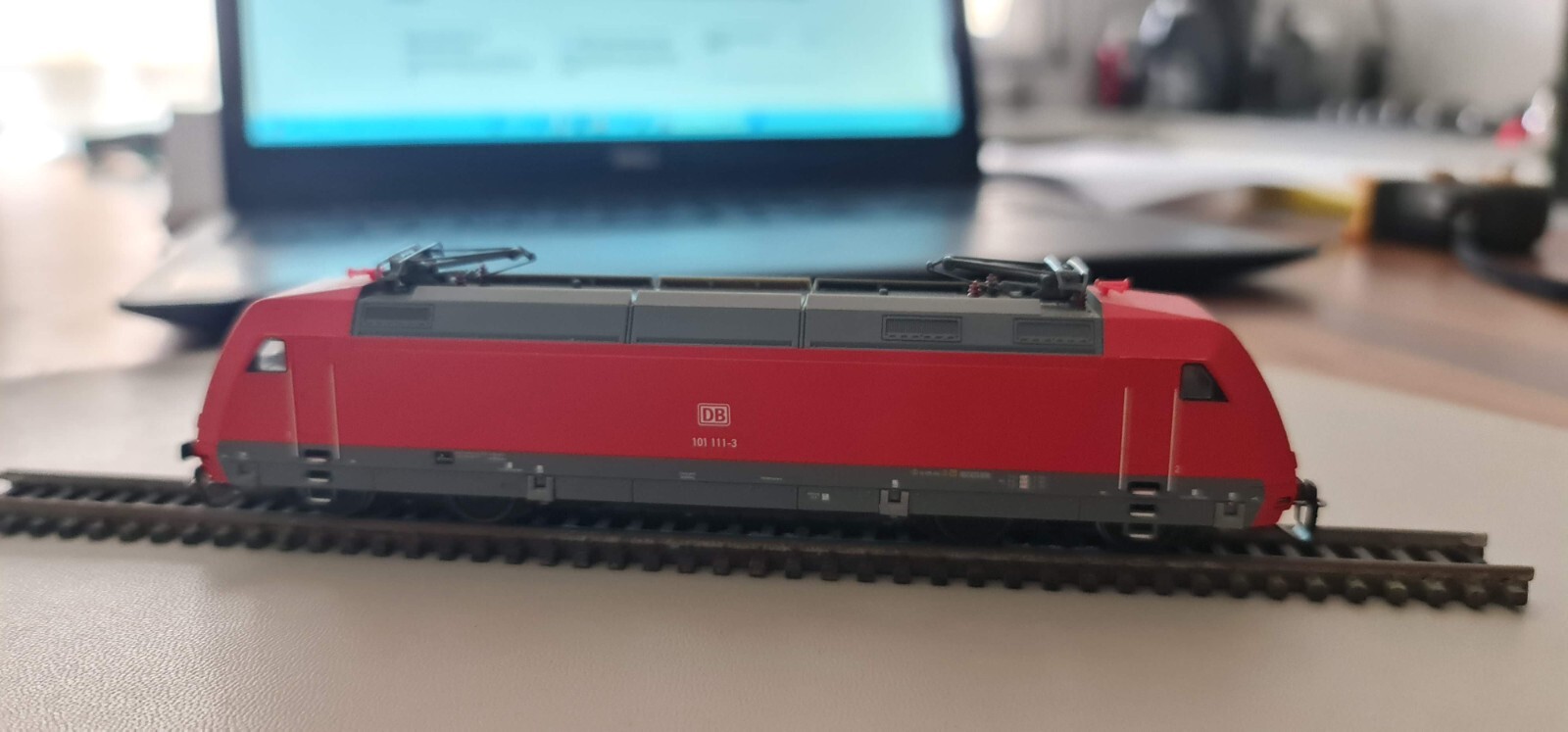 Electric locomotive class 101 of the DB AG by TILLIG used in great condition