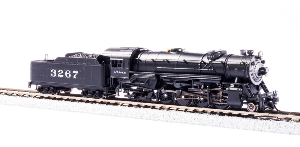 BROADWAY LIMITED 3970 N SCALE USRA Heavy Mikado ATSF #3267 Paragon4 Sound/DC/DCC