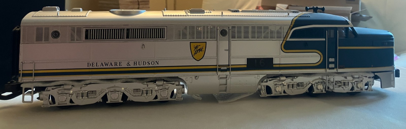 MTH 20-2321-1 A-B-A Alco PA Delaware & Hudson Ps2, BCR, LN 3R O scale