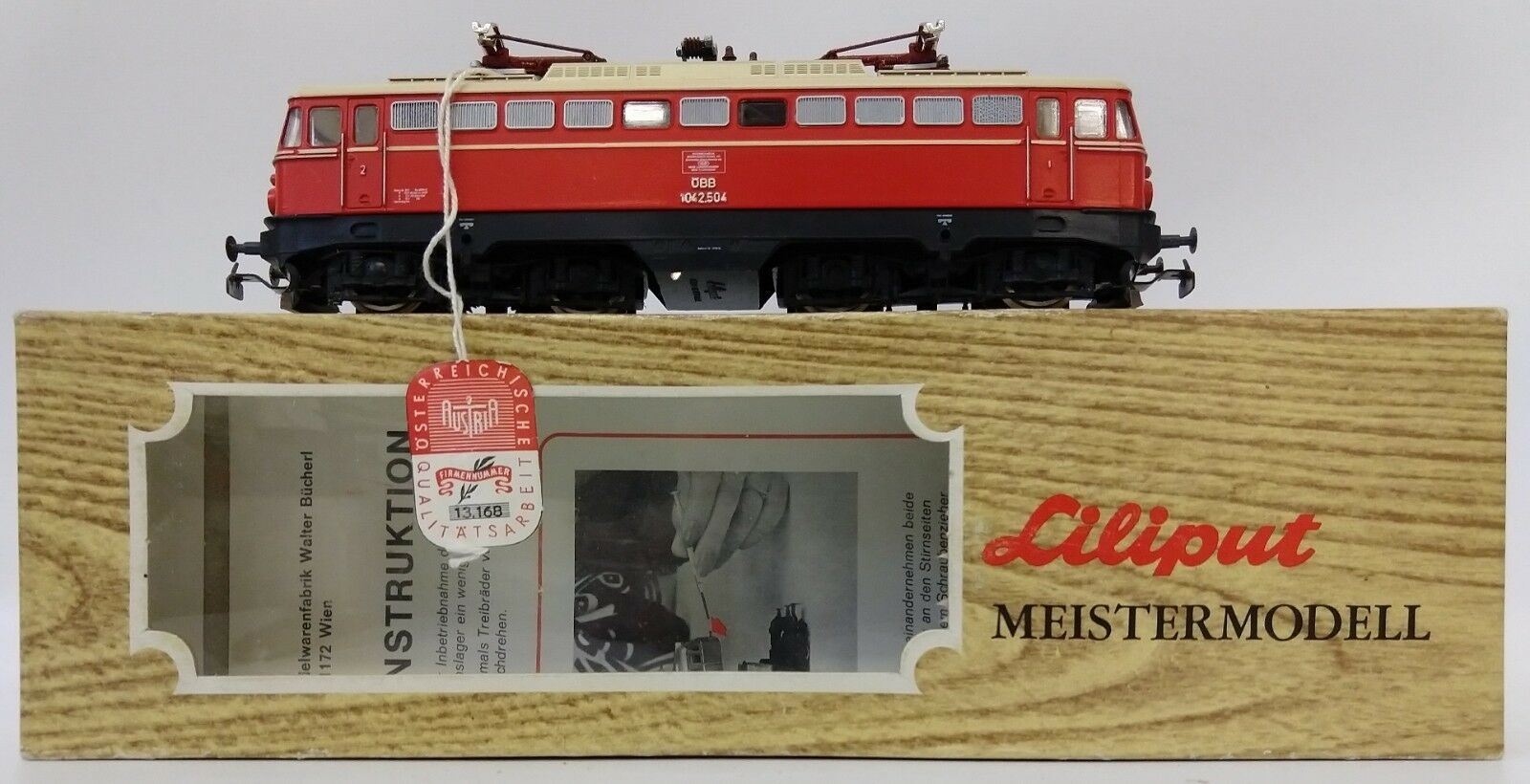 LILIPUT Master Model Series HO Train 11411 LOCOMOTIVE 1042.504 OBB Engine
