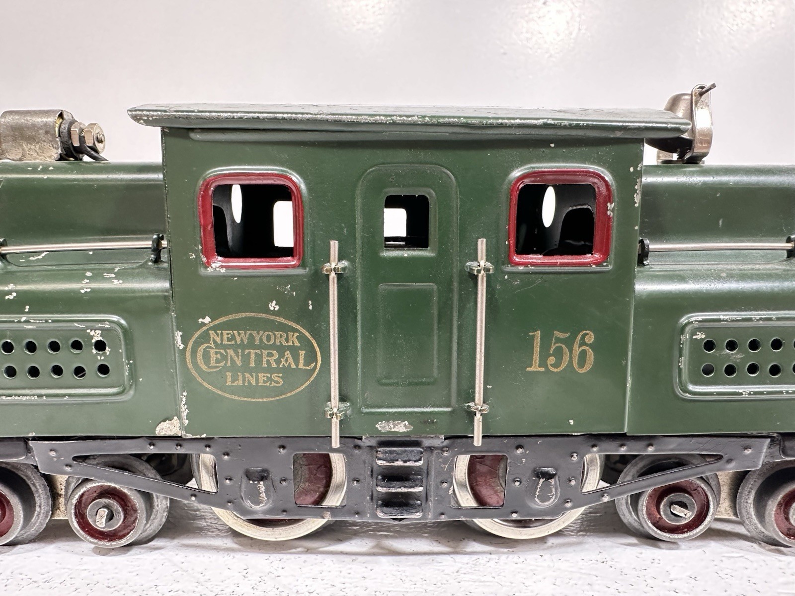 Beautiful Lionel Original Prewar Early #156 4-4-4 Loco in Dark Green!