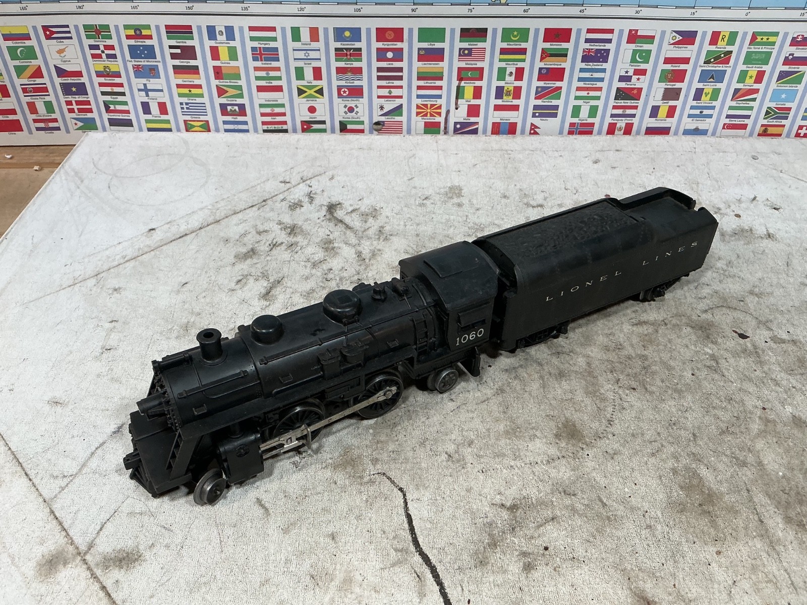 Lionel 1124 Postwar – Set The Hawk Steam Engine Freight Cars O Gauge