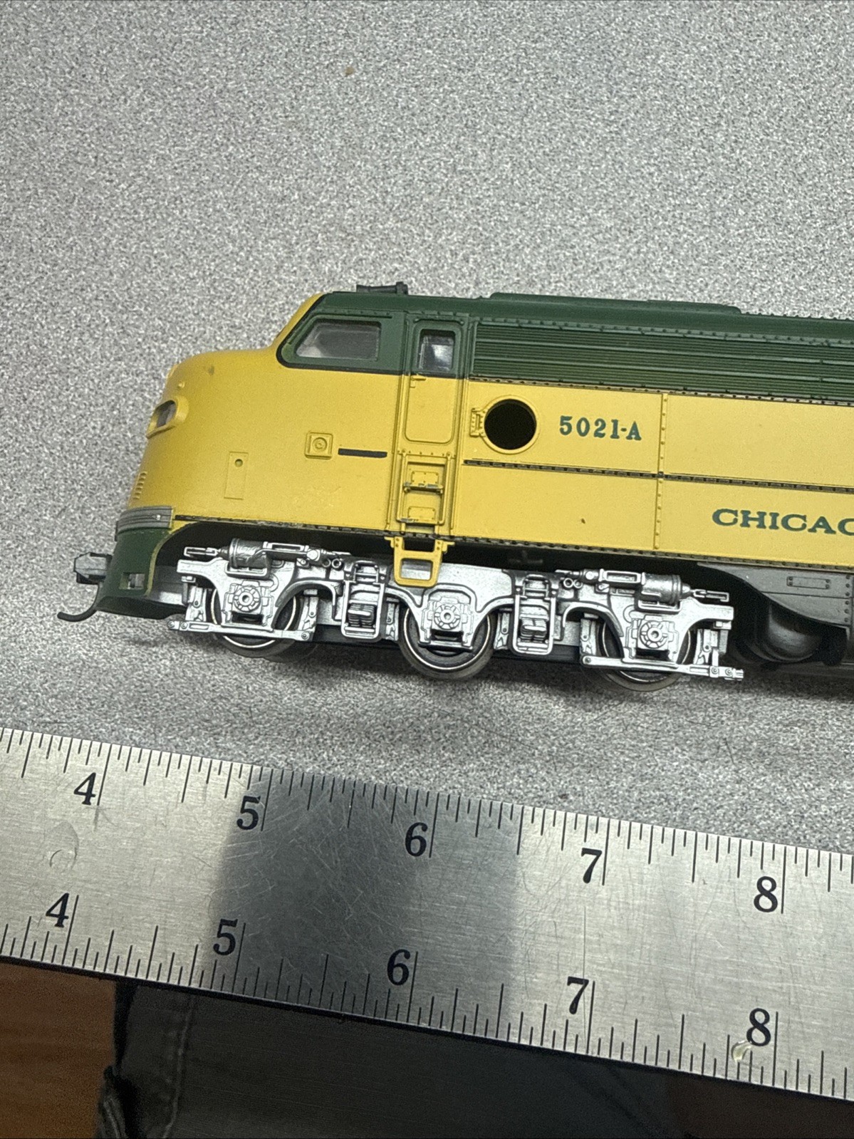Rivarossi Chicago & North Western #5021A E7 HO Dummy Diesel Locomotive