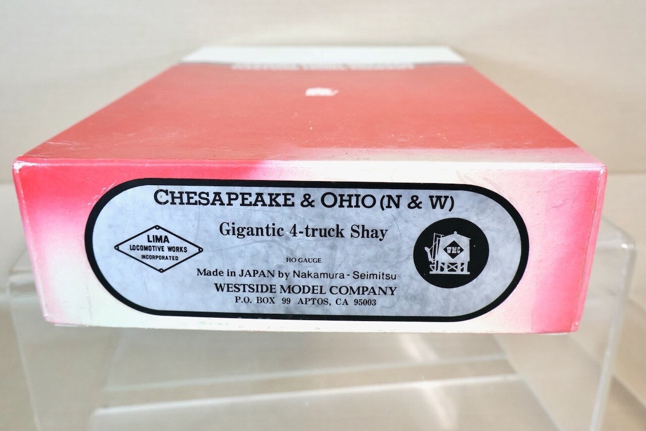 WESTSIDE MODEL COMPANY CHESAPEAKE & OHIO C&O GIGANTIC 4 TRUCK SHAY LOCOMOTIVE on
