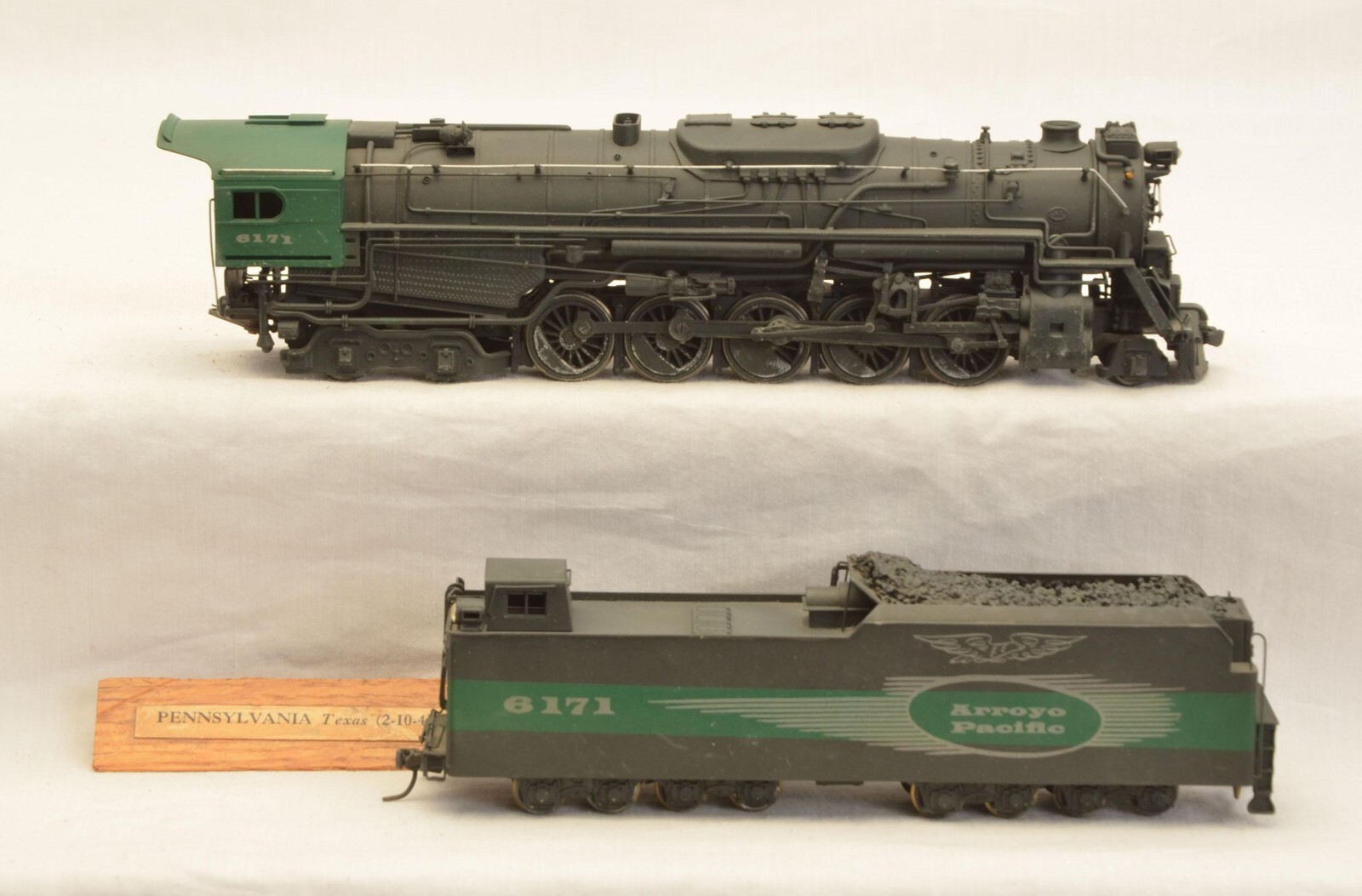 Westside Arroyo Pacific 6171 HO Scale Brass Texas Steam Locomotive and Tender