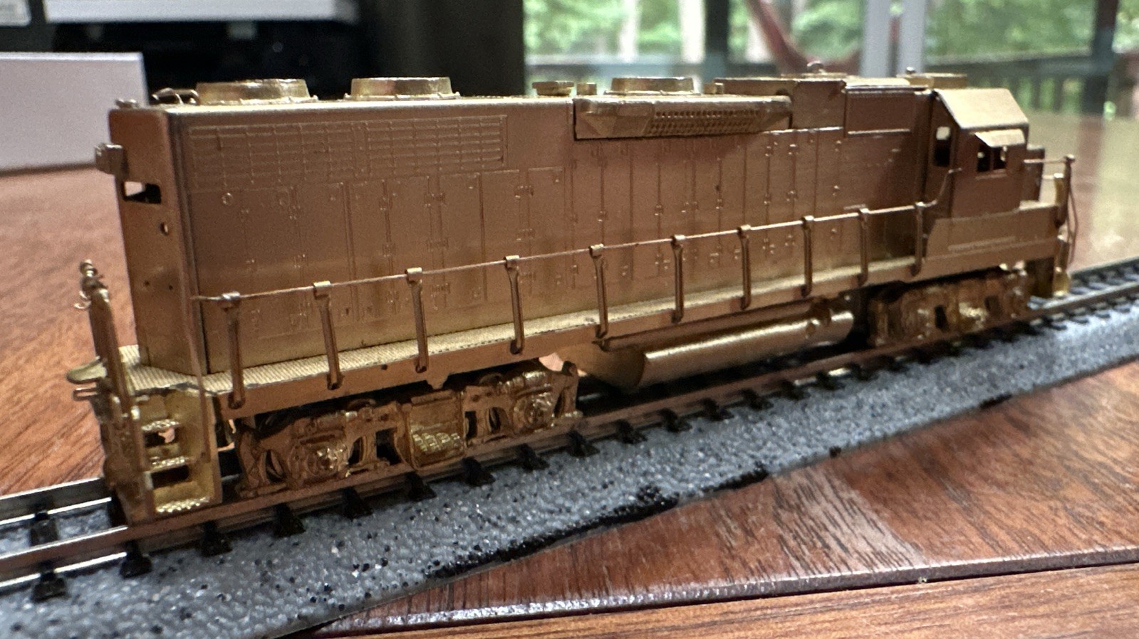 Hallmark Models N Scale Brass GP38 W/Plow Filter Box & D. B. Runs Well LNIB NY