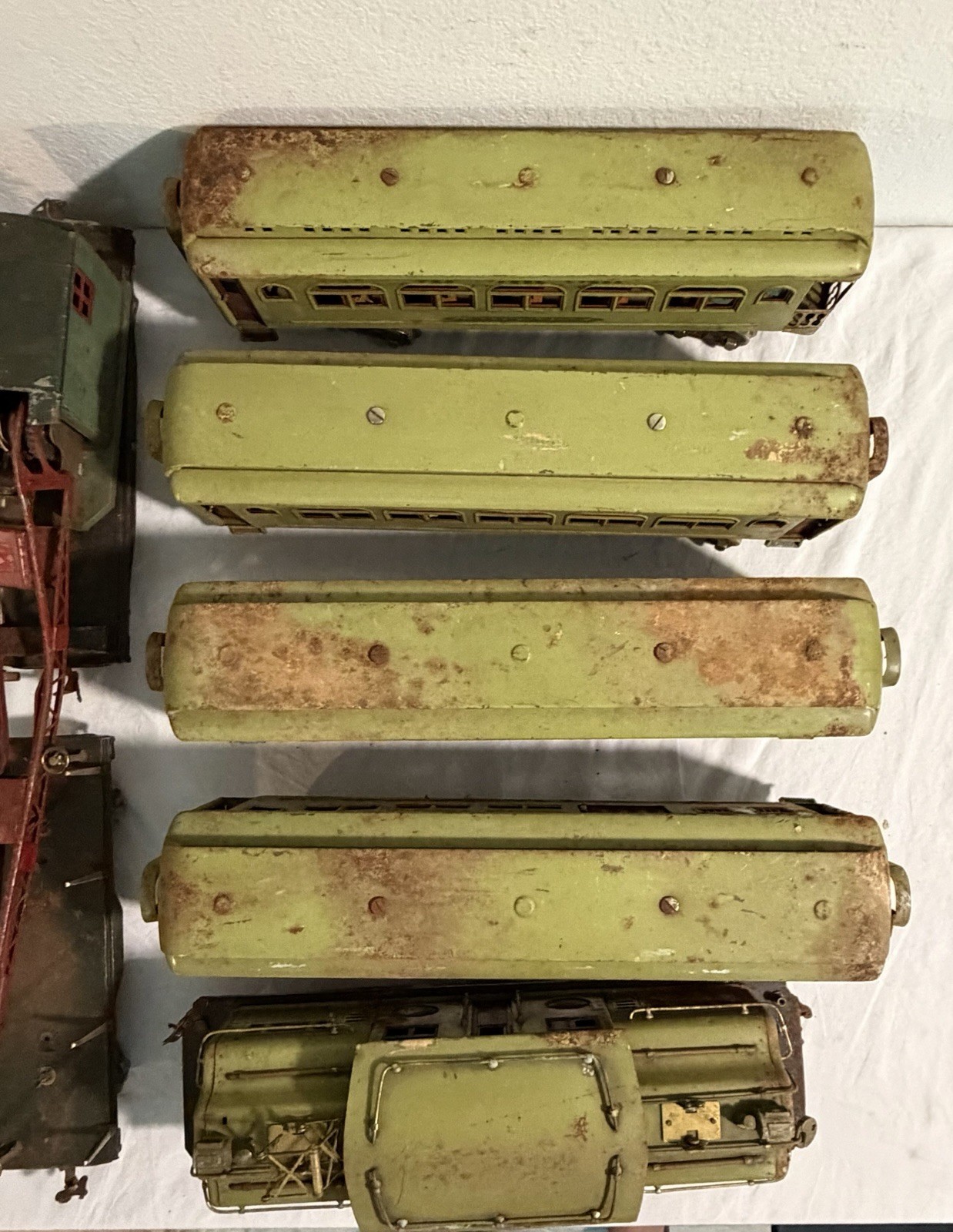 Lionel 408E State Set Pre War JOB LOT Loco Standard Gauge + Extras READ!! AS IS