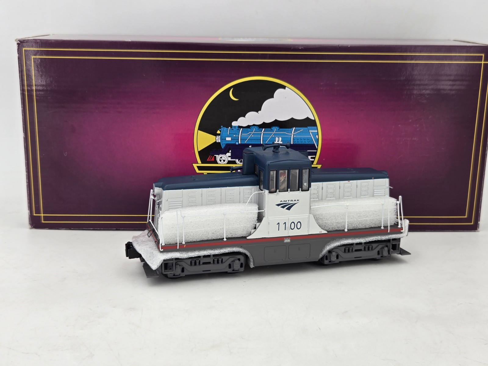 MTH 20-20775-1 Amtrak 44 Ton Phase 1c Diesel Engine – Proto 3.0 – NEW – VIDEO