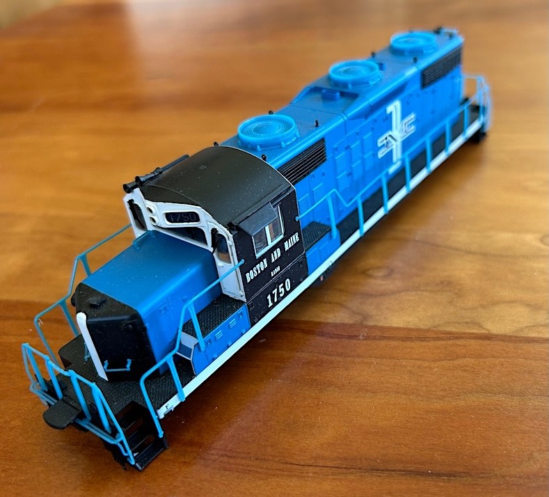 HO Scale EMD GP18 Boston and Maine Locomotive #1750, Life-Like Proto 2000 Series