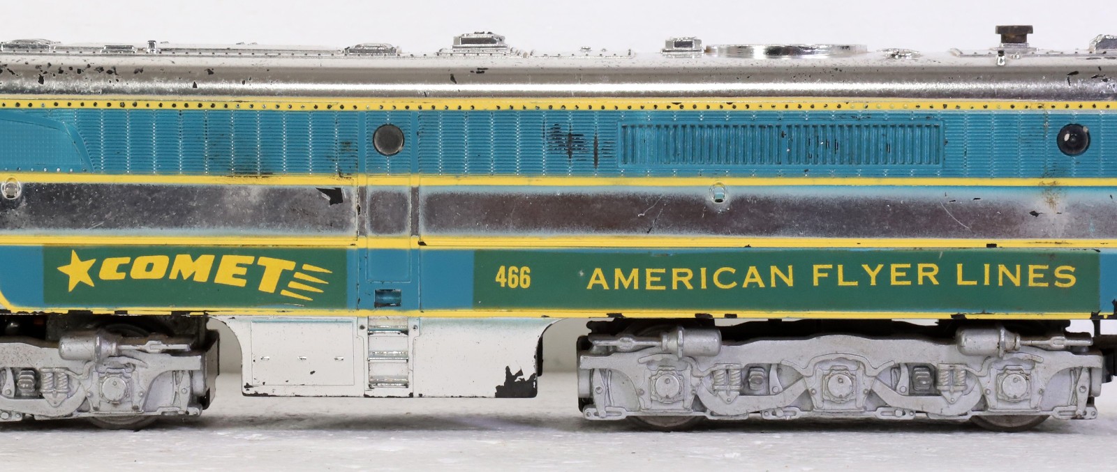 S GA. AMERICAN FLYER # 466 COMET ALCO PA DIESEL – CHROME