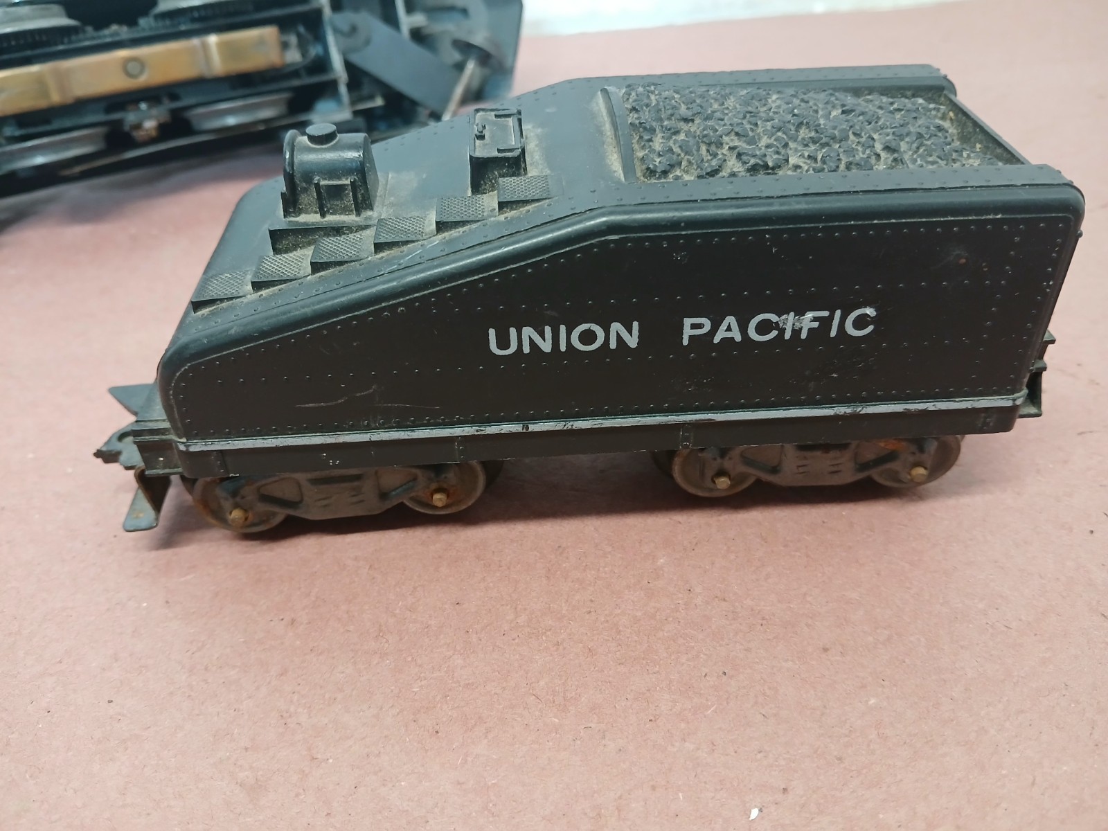 Vintage Marx Union Pacific #666 2-4-2 Steam Locomotive Powered Up Untested