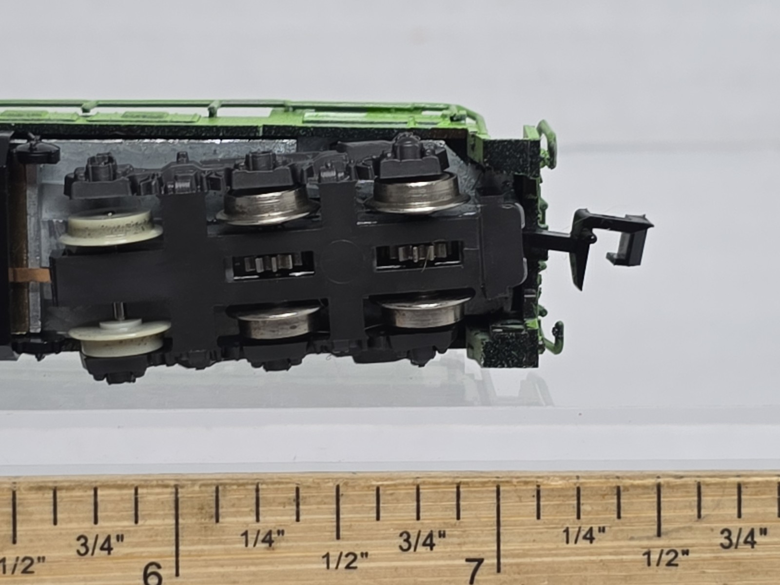 Mini-Trix N Scale Custom Burlington Northern 5206 U35C Diesel Loco Runs Smooth