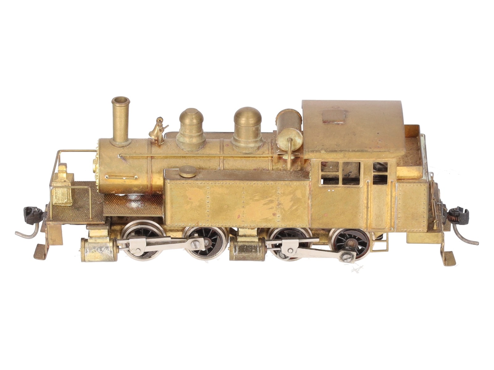 Red Ball HO Brass 0-4-4-0T Logging Locomotive -Unpainted/Box