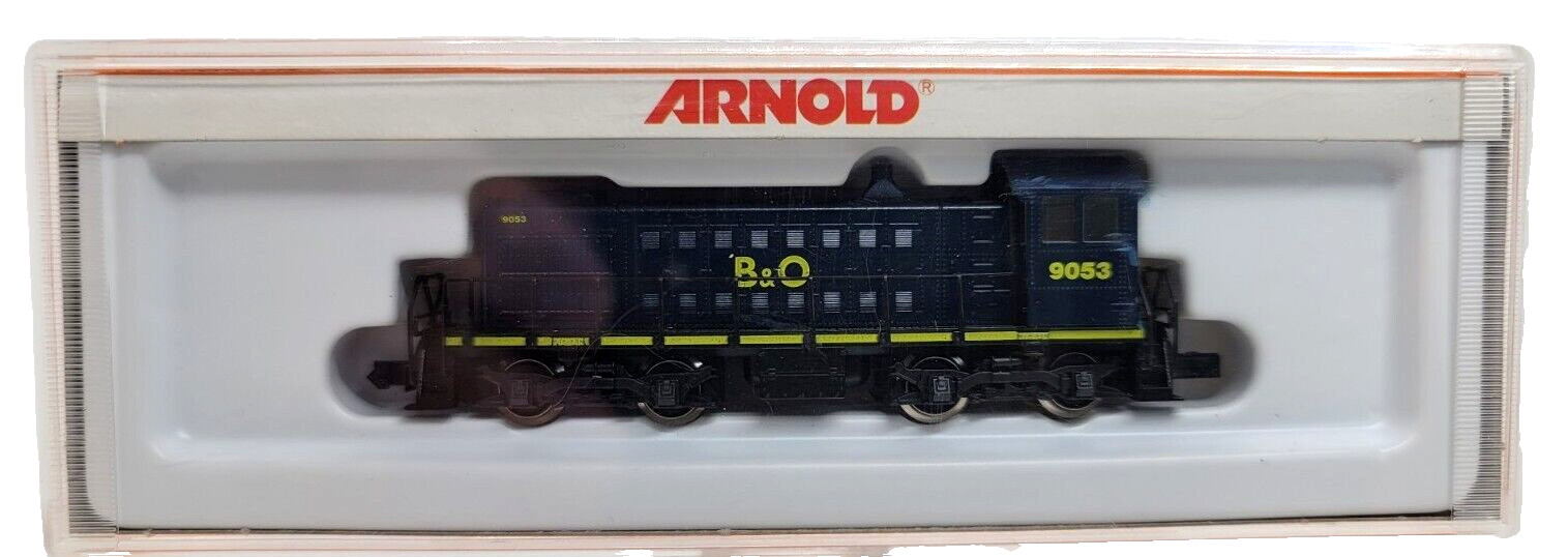 N 9mm Arnold 5028 Alco S-2 Diesel loco Baltimore & Ohio #9053 (Tested) rapido cp