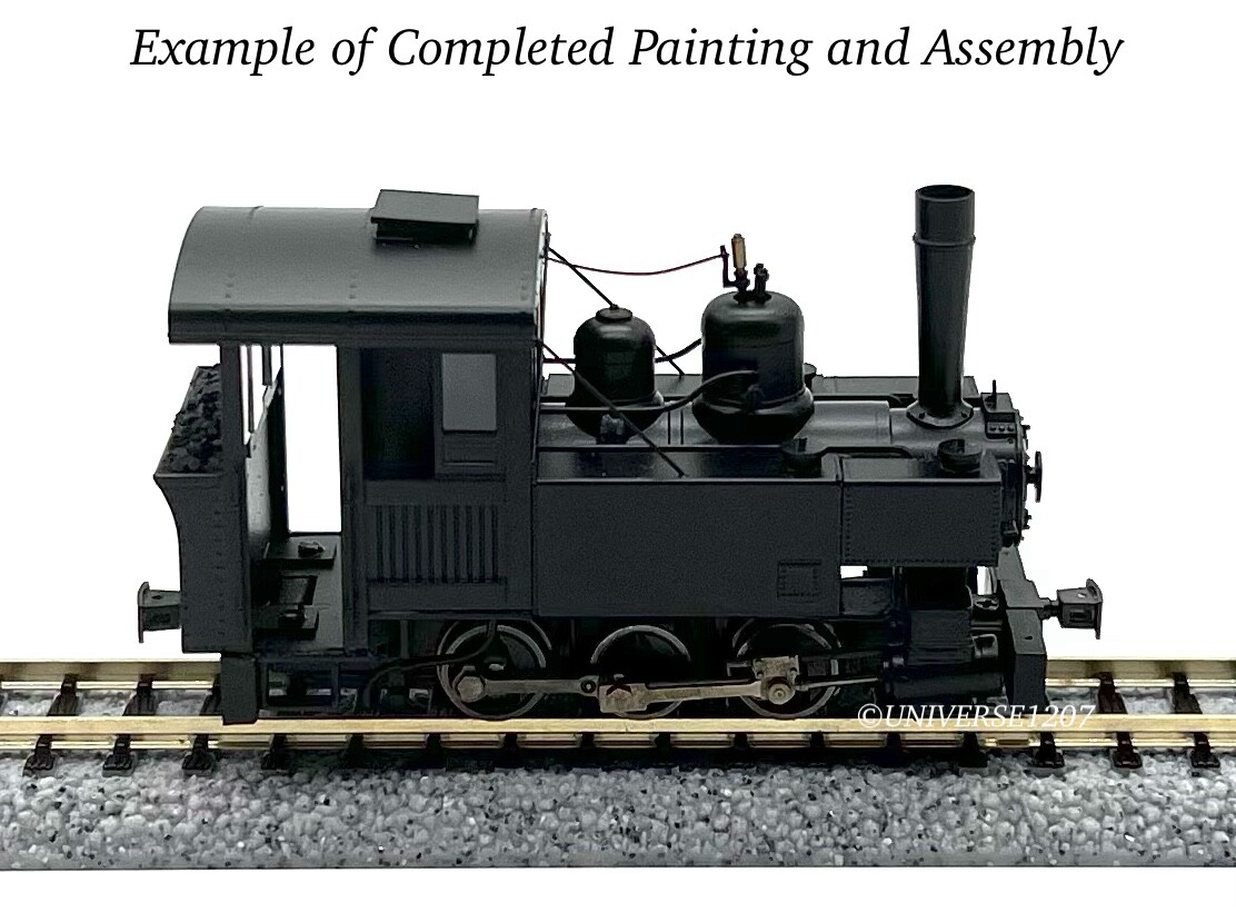 HOn2-1/2/HOn30/HOe Imon 0-6-0 Porter Steam Locomotive Senpoku #3 Kit H0e Engine