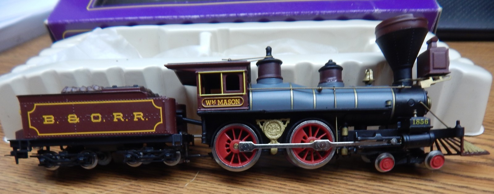 IHC 34009 B&O 4-4-0 OLD TIMER WILLIAM MASON LOCOMOTIVE TESTED & RUNS GREAT USED