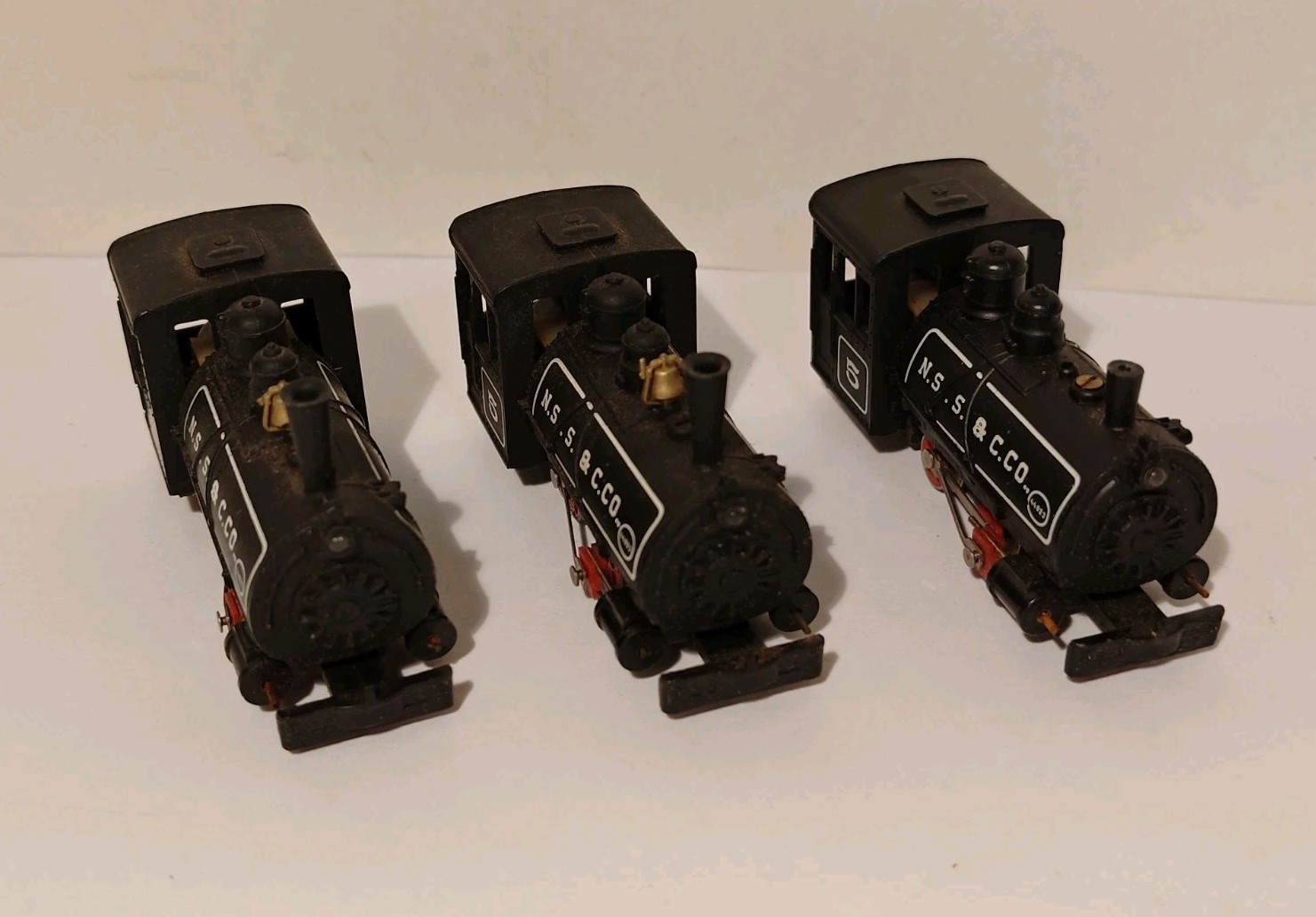 N.S.S.& C.CO. HOn30 / HOn 2 1/2 Gauge Shunter Steam Locomotive Set Of 3 Rare