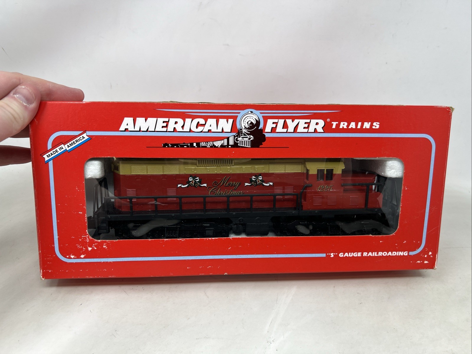 American Flyer 6-48016 S Scale Christmas GP-20 Diesel Engine #1225 EX/Box
