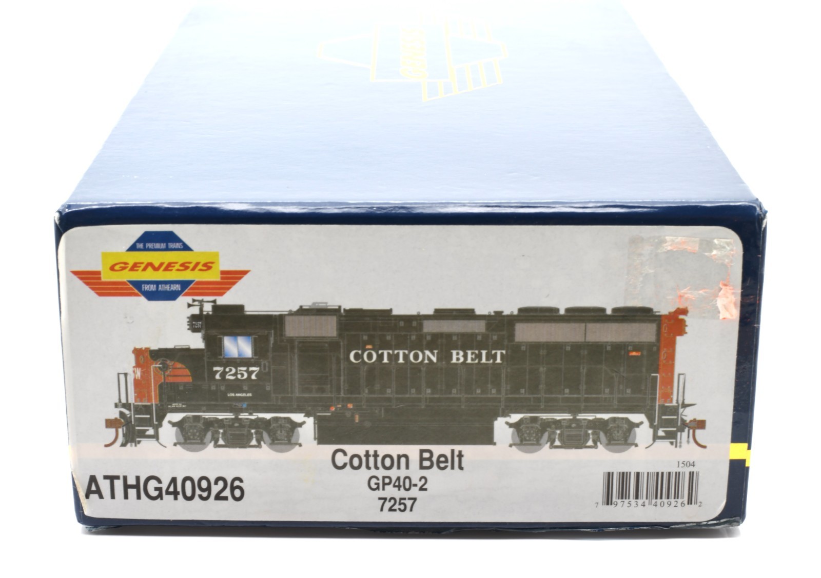 Athearn Genesis GP40-2 | Cotton Belt SSW 7257 | Custom DCC | ATHG40926