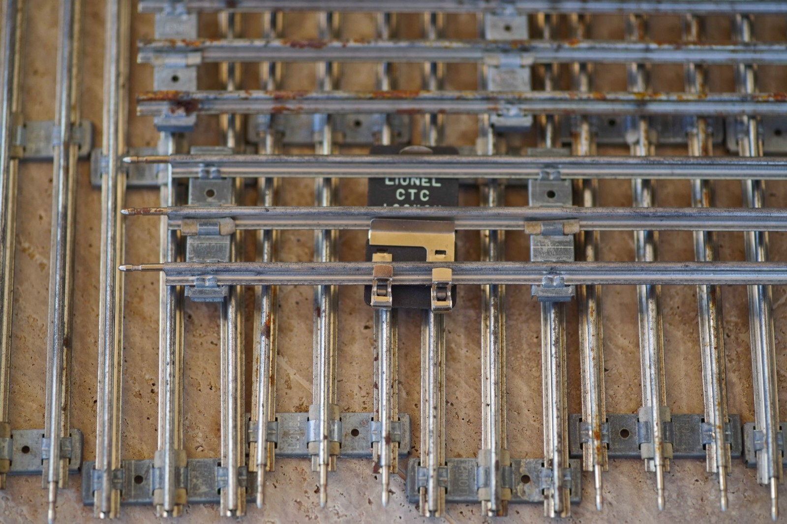 LIONEL 027 Gauge Straight Tracks Lot of 10 Made in USA 1950’s AS IS CONDITION