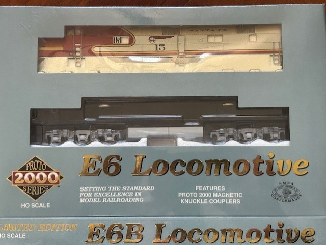 SANTA FE ” WARBONNET ” EMD E6 A unit #15 DCC SOUND / B DUMMY HO Scale NEW SEALED