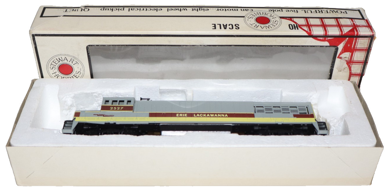 Stewart Hobbies HO GE U25B IV Powered Erie Lackawanna #2527 Item #7500