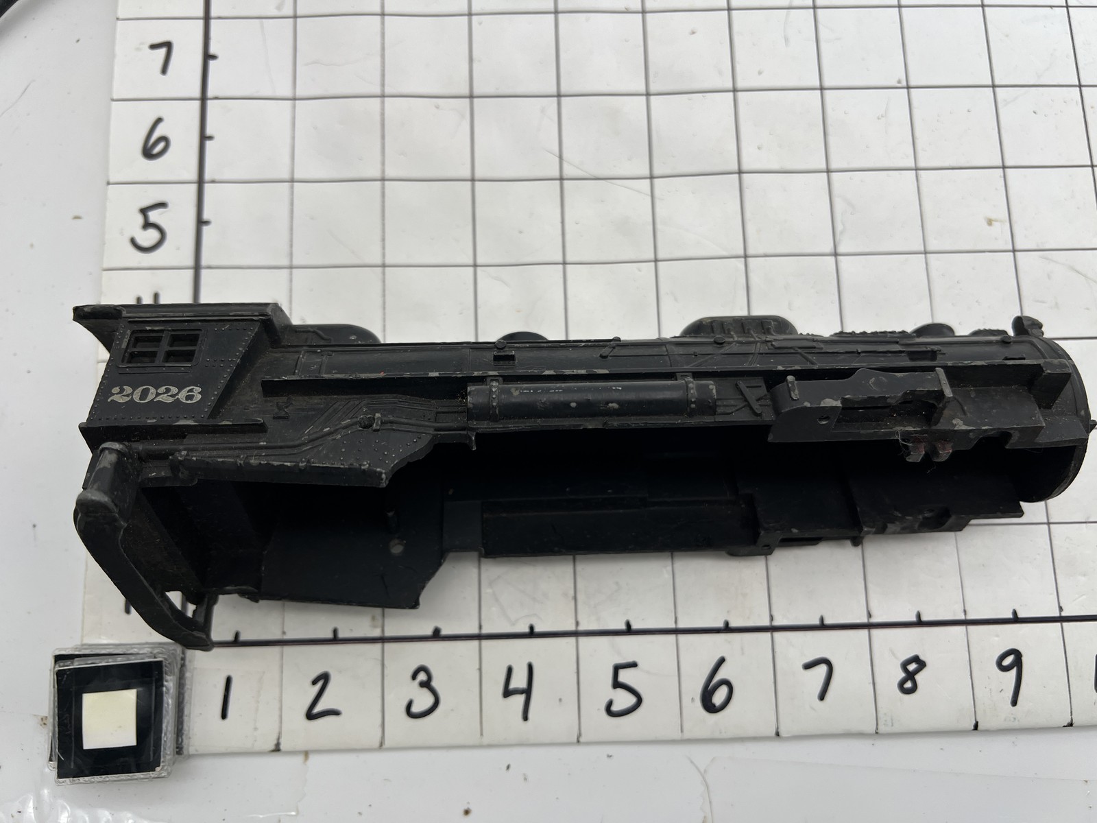 Lionel #2026 O Gauge Steam Locomotive Black SHELL ONLY Fair