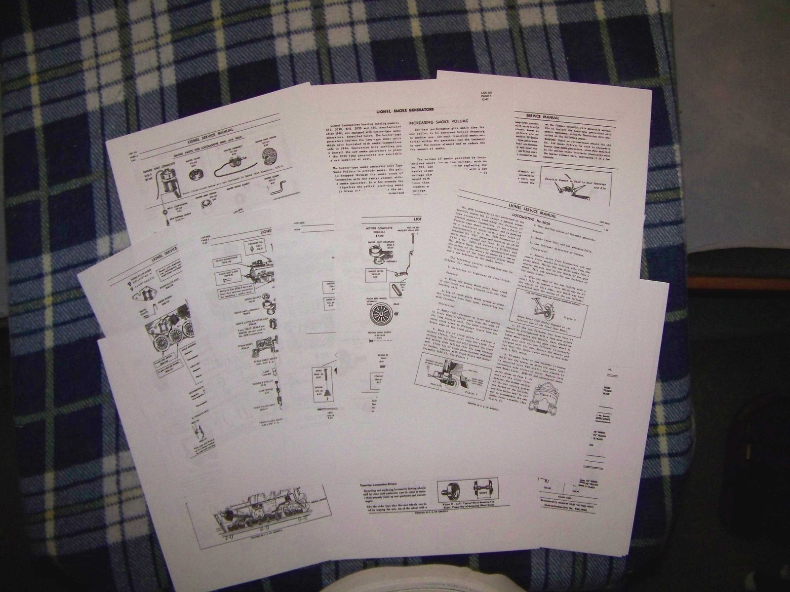 Lionel 1948-49 2026 2-6-2 Locomotive Service Manual