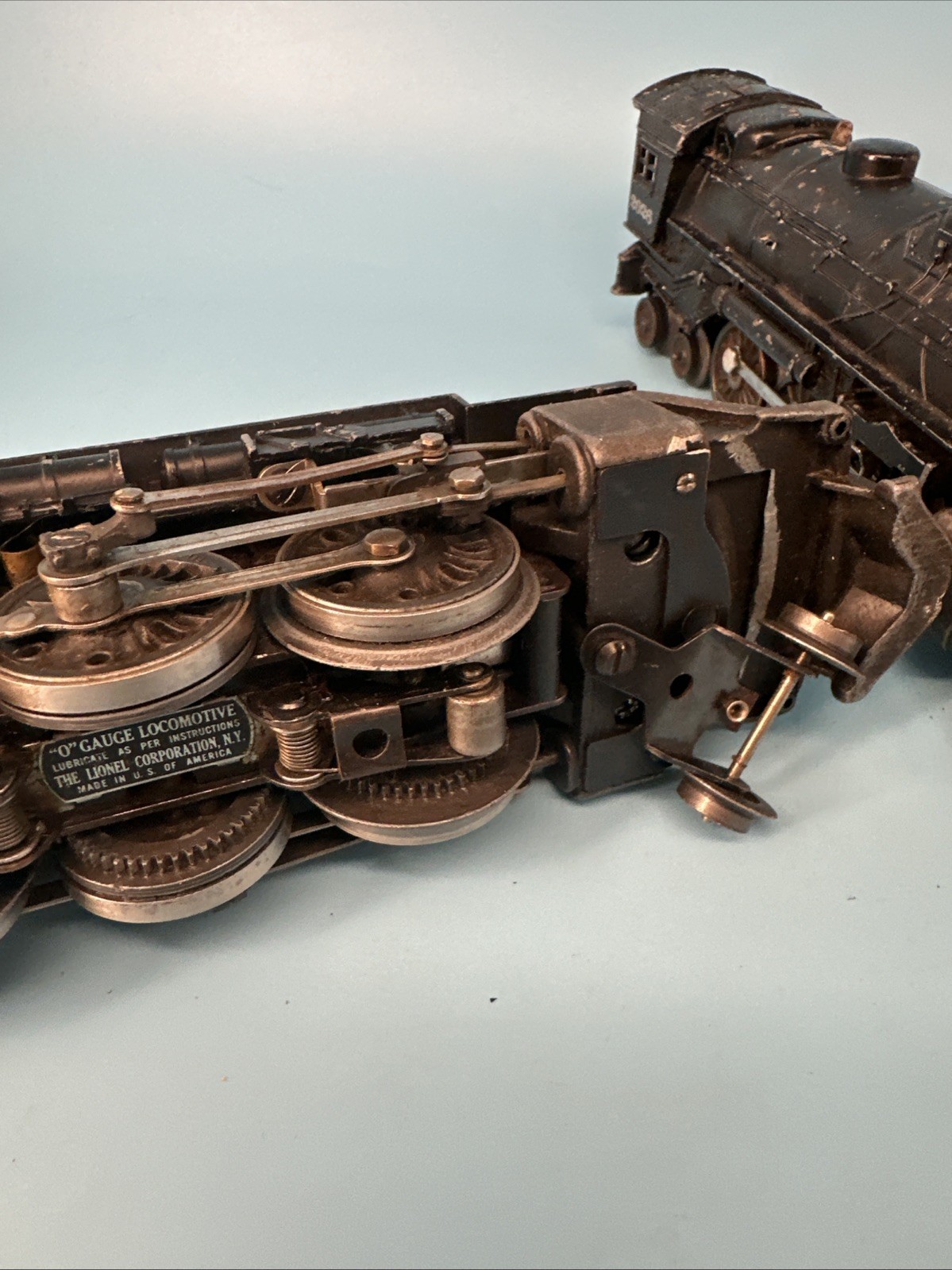 Vintage LIONEL 2025 Steam Locomotive LOT Train Engine O Gauge Black Untested
