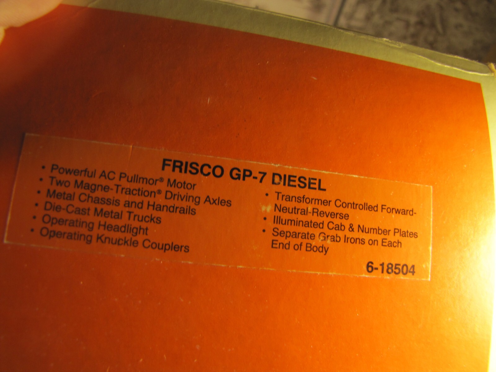 Lionel 571 Frisco GP7 Diesel with 18504 Box
