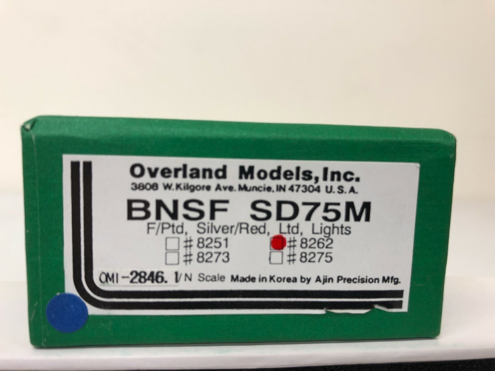 Overland Models BNSF SD75M Brass Engine N scale