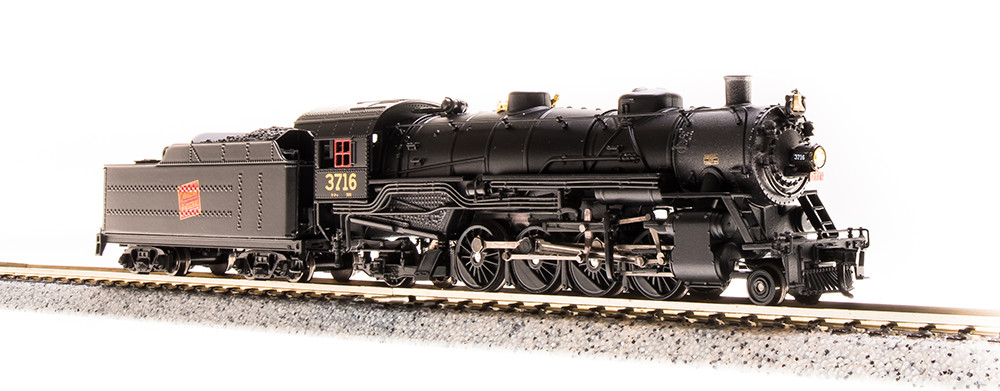 Broadway Limited 5722 USRA Light Mikado, CN #3716, Paragon3 Sound/DC/DCC, N