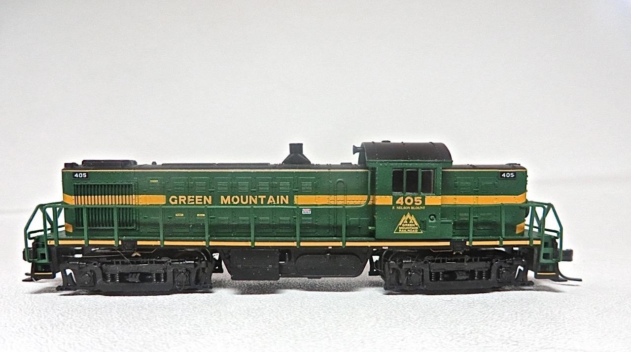 N GAUGE Atlas Classic 40-004095 Green Mountain Alco RS1 DC Diesel Locomotive 405
