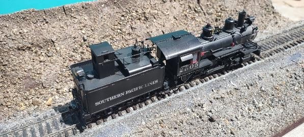 Alco Models HO BRASS SP C-15 2-8-0 Steam Loco -custom painted