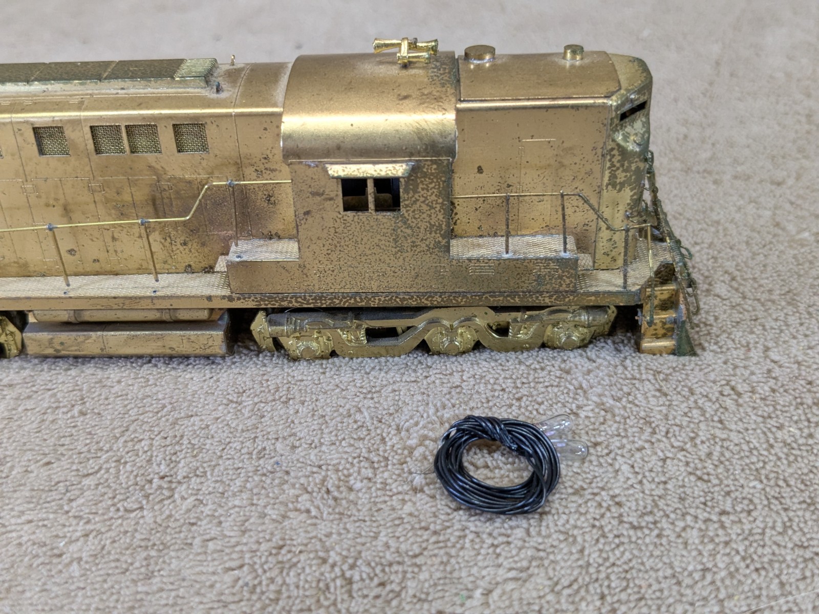 ALCO Models Brass DL-702 Diesel Locomotive HO Scale High Hood